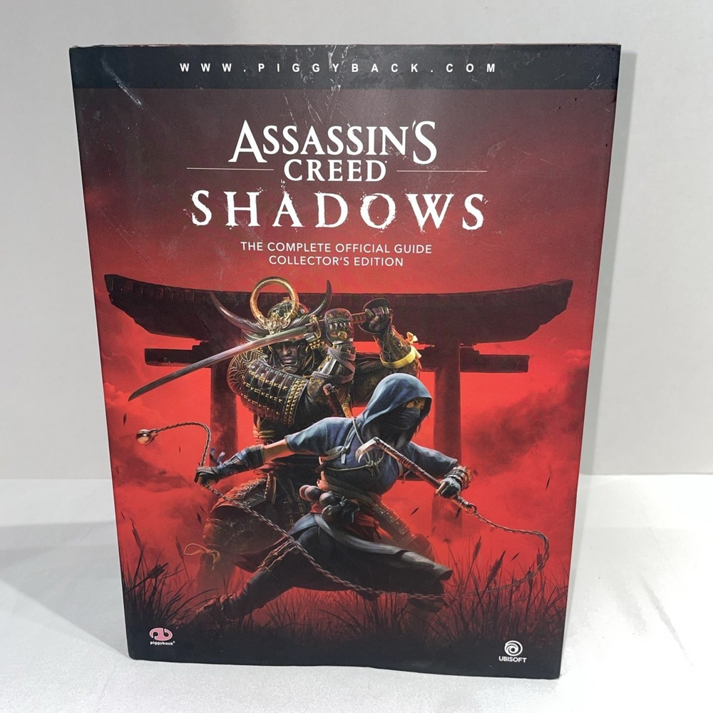 Assassins Creed Shadows Official Guide Collectors Edition Piggyback‎ Hardcover
